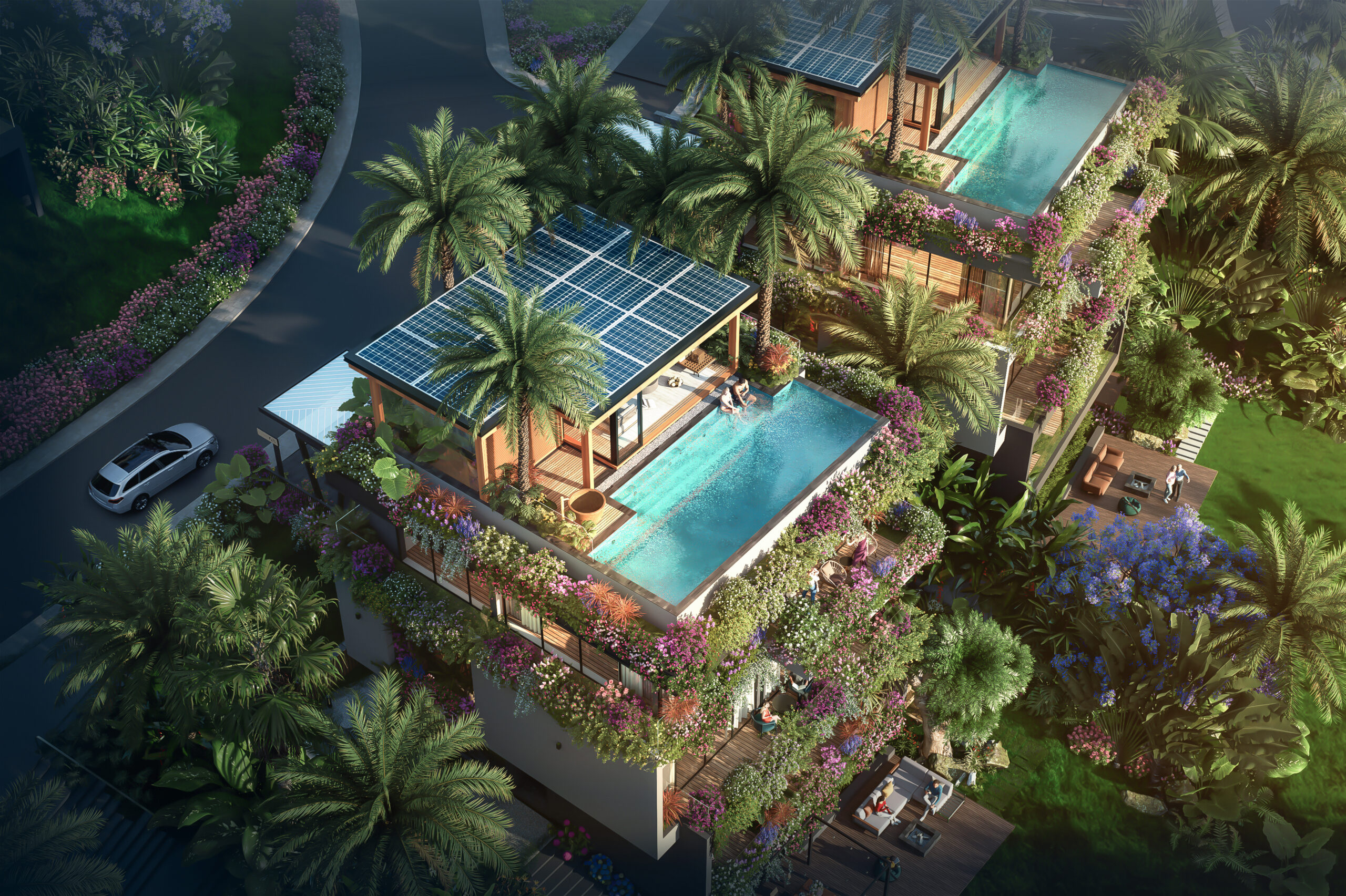 flamingo maison hồ núi cốc